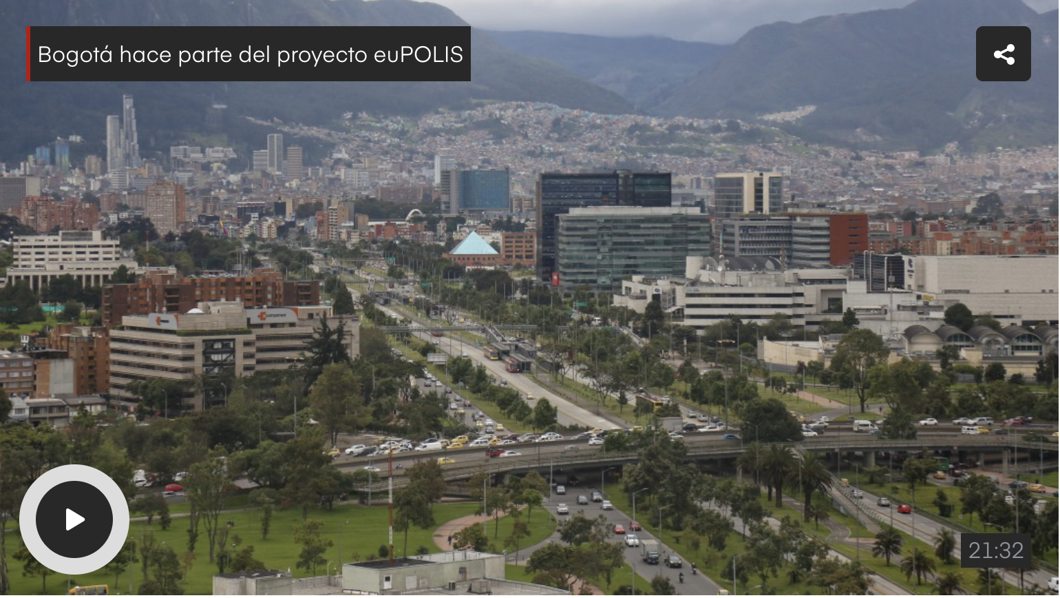 Bogotá hace parte del proyecto euPOLIS