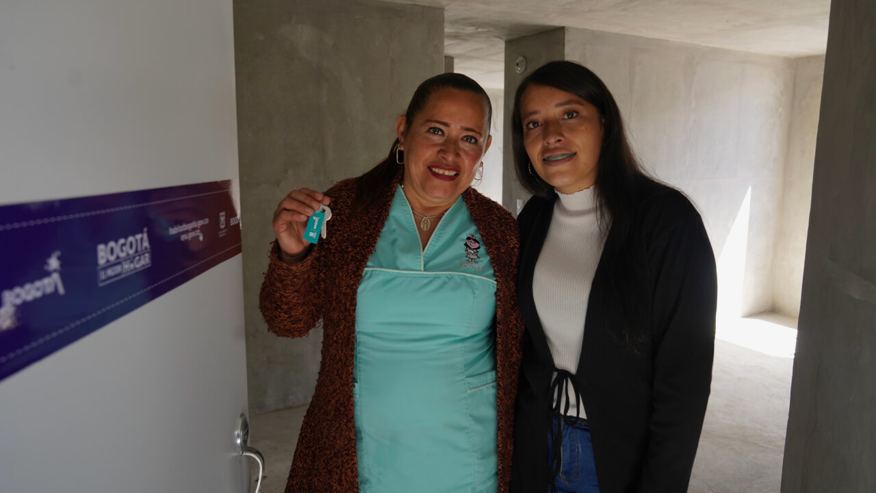 Familias beneficiadas del proyecto Usme