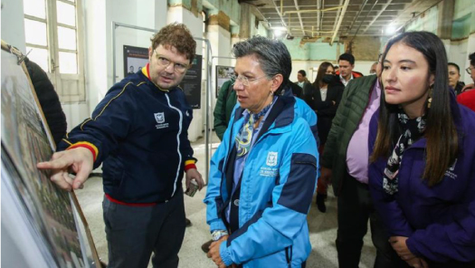 Alcaldesa resaltó avance en la intervención del San Juan de Dios y las obras de la Alcaldía Local de Los Mártires 