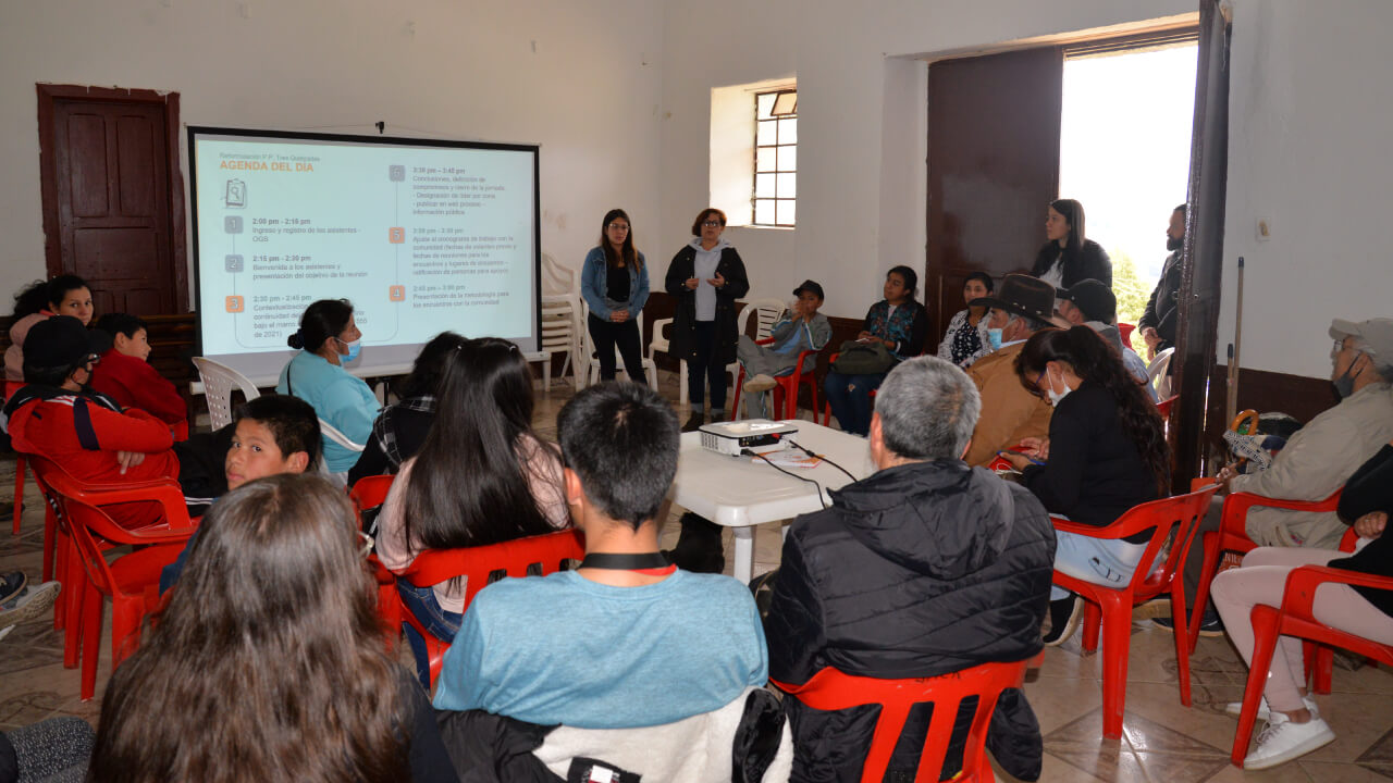 Tres mesas a las que se convocarán las familias de Usme para la modificación del Plan Parci