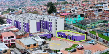 Toma aerea del proyecto La Colmena