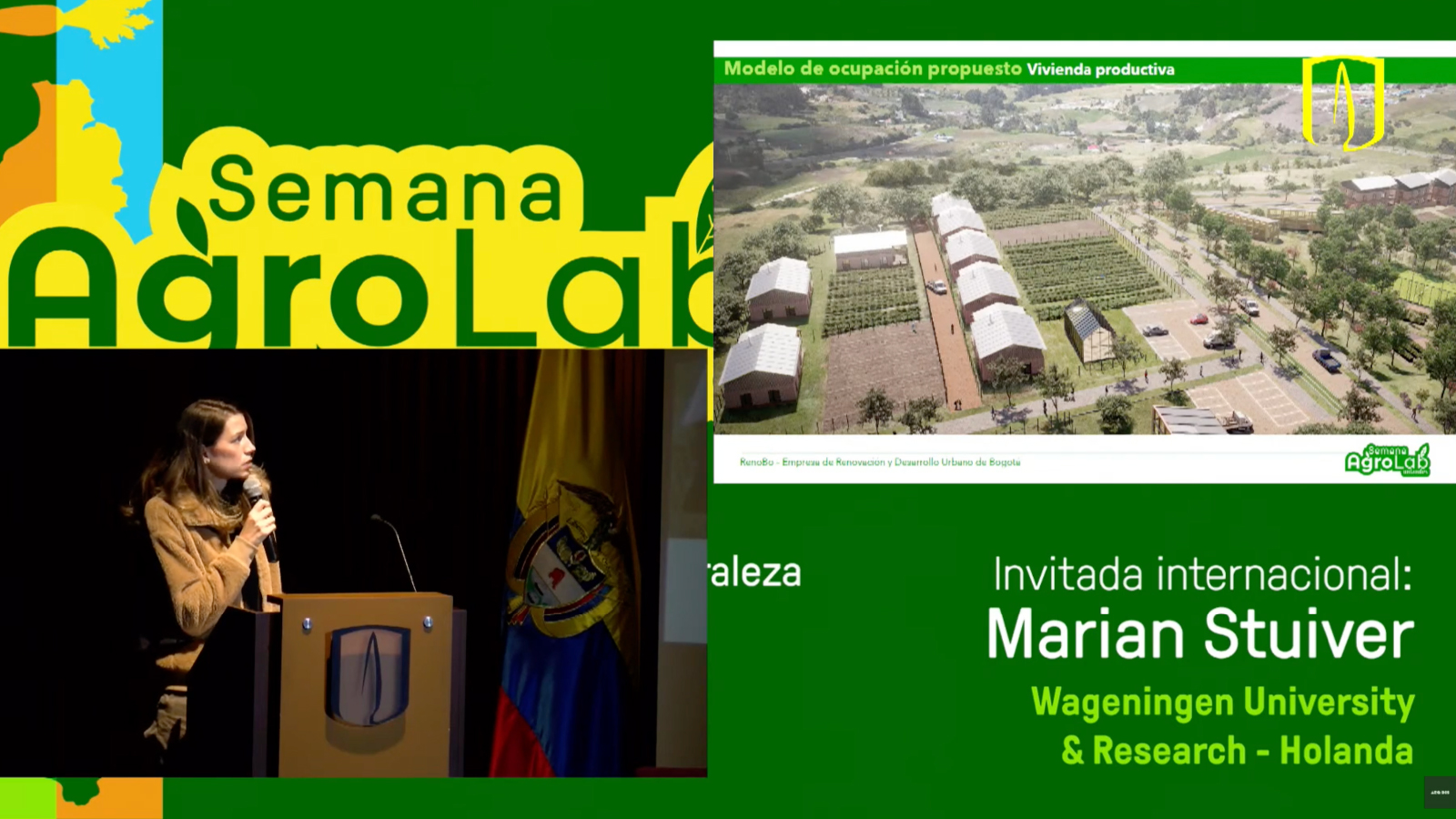 RenoBo expone en AgroLab el modelo de ocupación de vivienda productiva para la reformulación del Plan Parcial Tres Quebradas en Usme