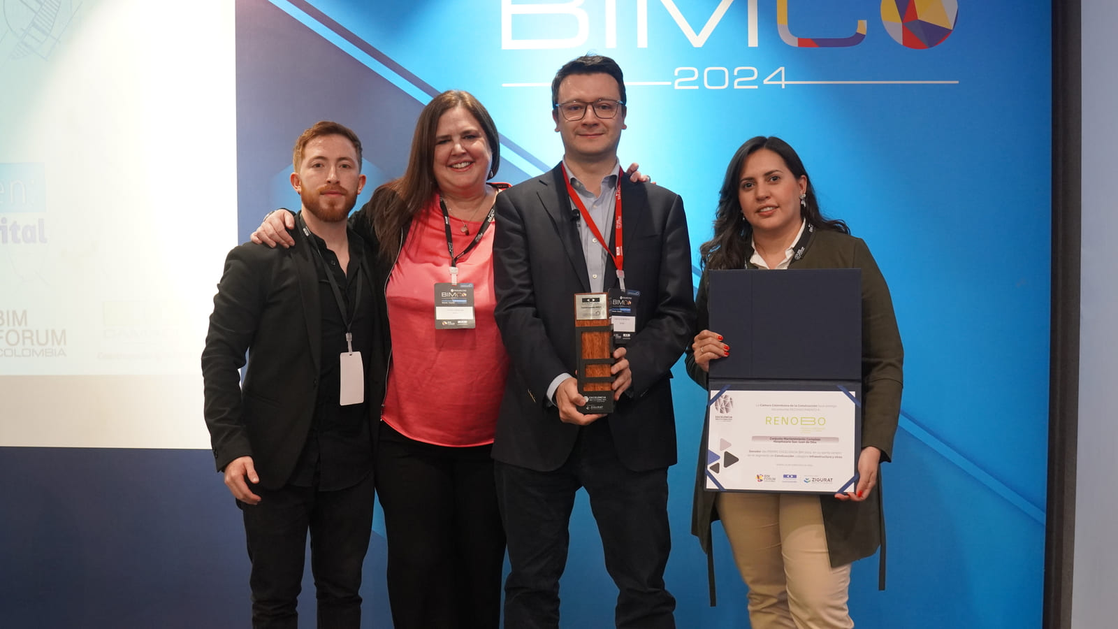 Renobo recibe premio BIMCO 2024 por el edificio de mantenimiento del C. H. San Juan de Dios