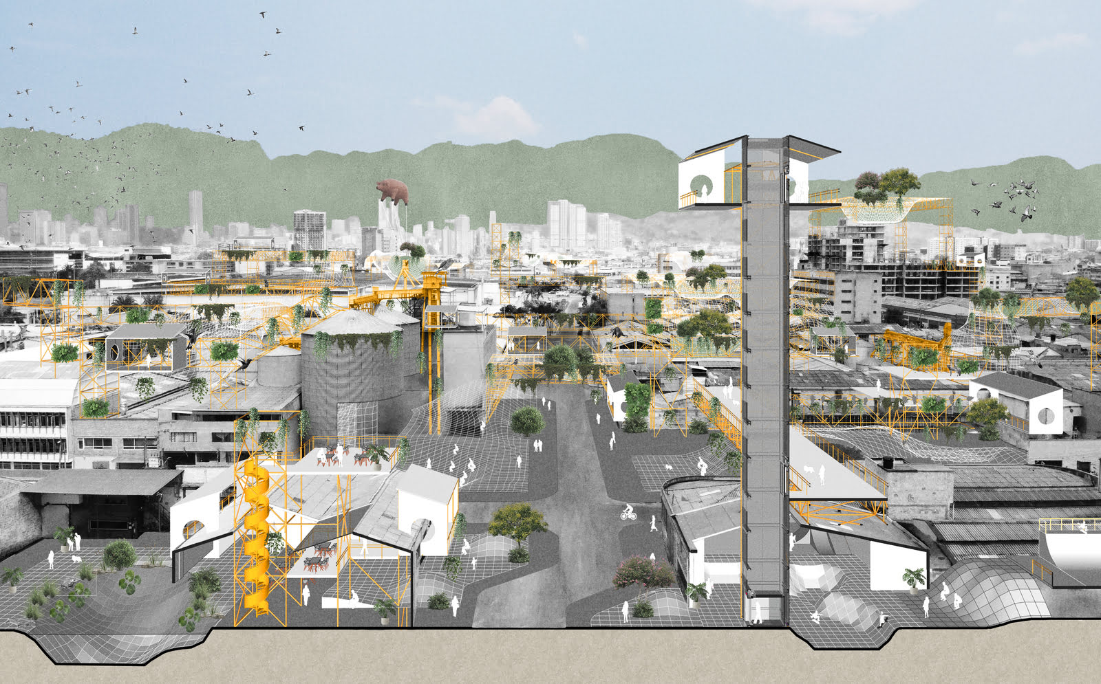 Jardín Industrial Multiespecie