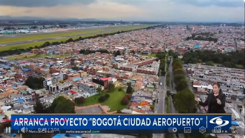 Inicia el proyecto Bogotá Ciudad Aeropuerto con inversión de 20 billones de pesos