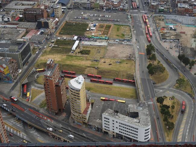 Calle 26 de Bogotá imagen suministrada