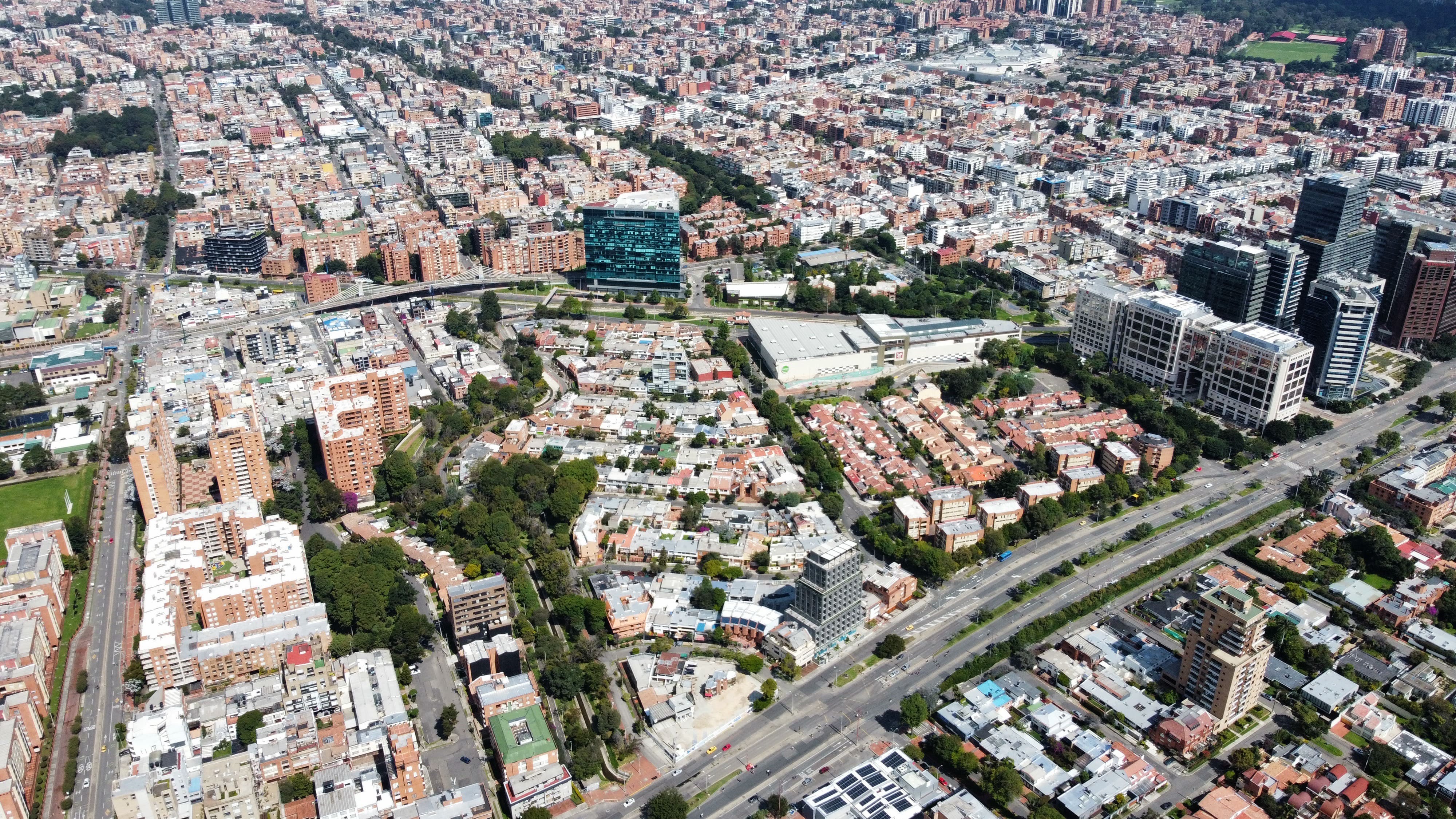 Bogotá vista desde el aire