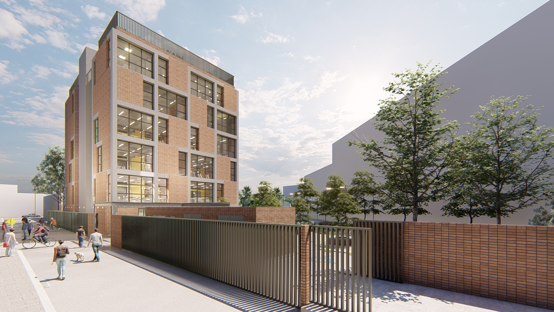 Render Colegio San Francisco - Sede B