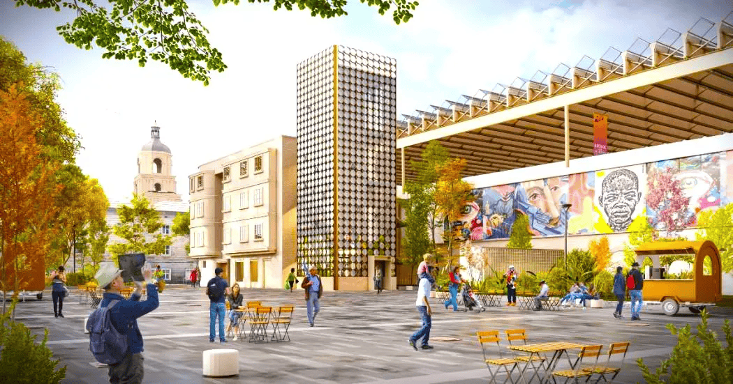 Render del Bronx distrito creativo