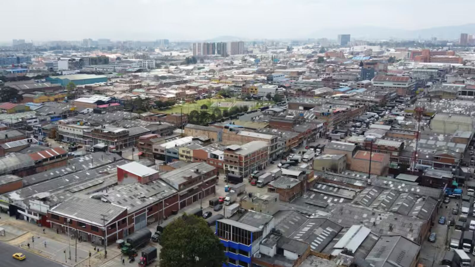 Bogotá desde el aire