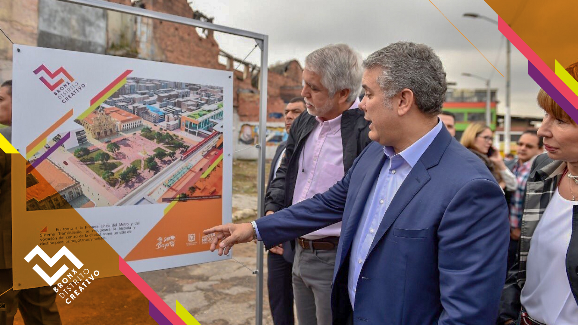 Presidente Iván Duque y Alcalde Enrique Peñalosa