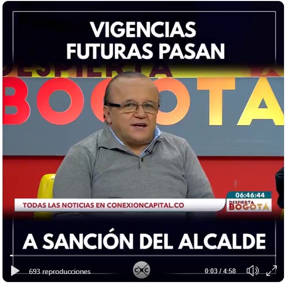 Vigencias futuras pasan a sanción del Alcalde. Las noticias que a usted le interesan en materia política