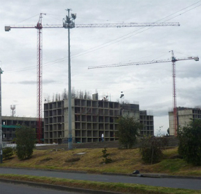 Imagen construcción viviendas en Usme